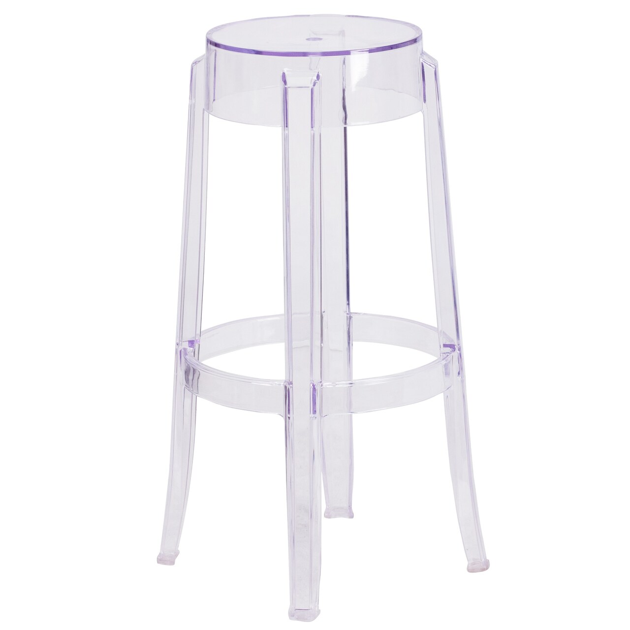 Flash Furniture 29.75'' Clear Contemporary High Transparent Counter Stool